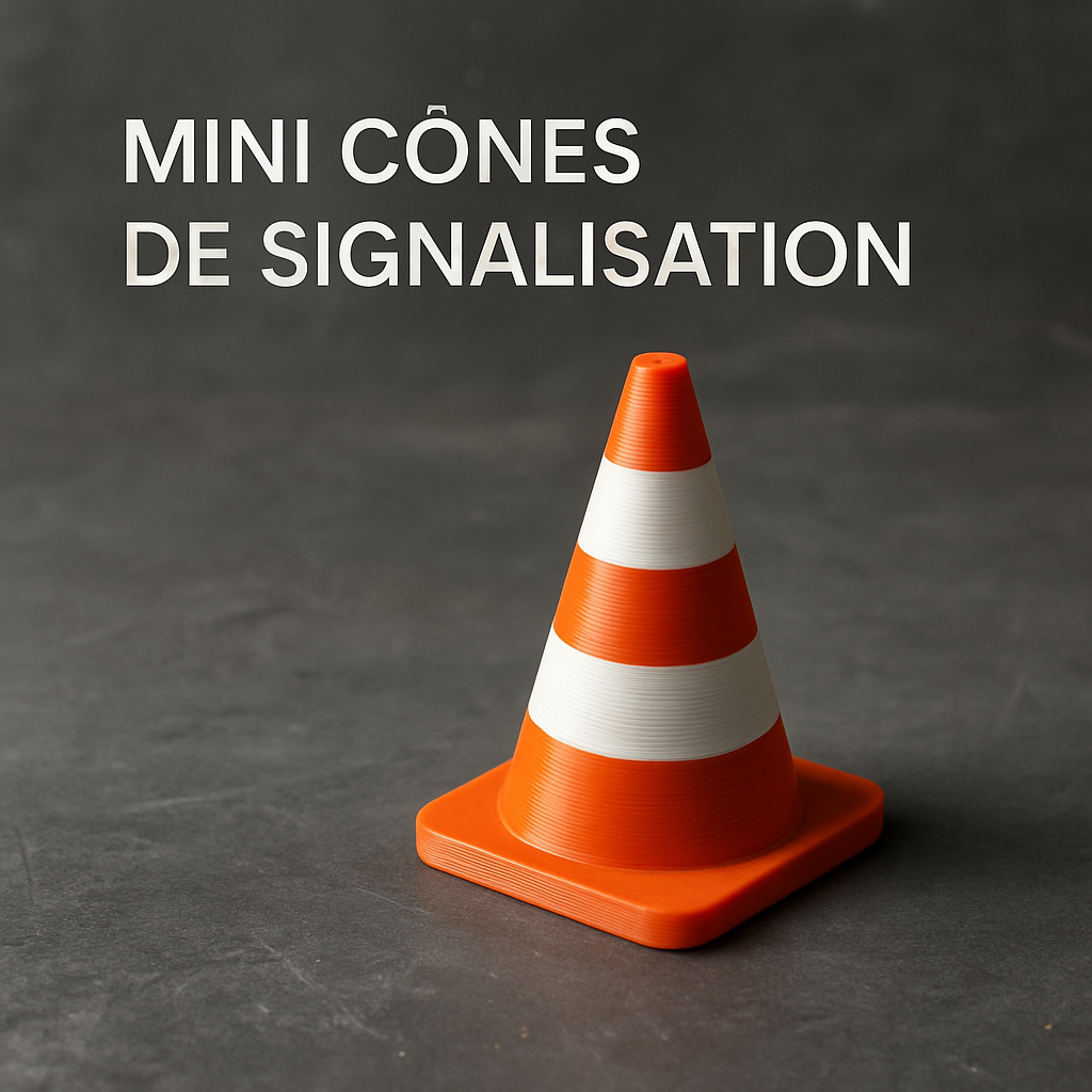 Mini cônes de signalisation